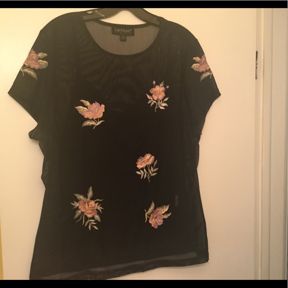 Karen Kane 2 piece blouse Size L